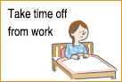 Take time off from work