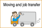 Moving and job transfer